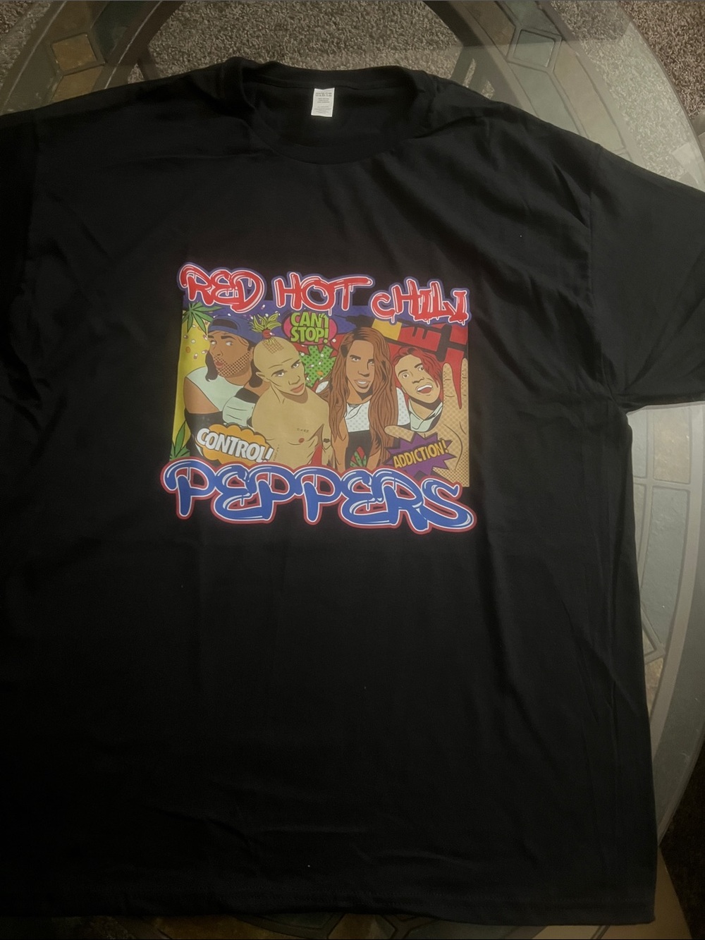 Urban Outfitters Black Red Hot Chili Peppers Graphic Tee - Picture 2 of 3